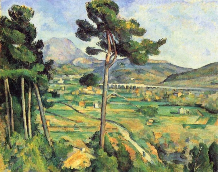 Paul Cezanne Mount Sainte-Victoire Seen from Bellevue